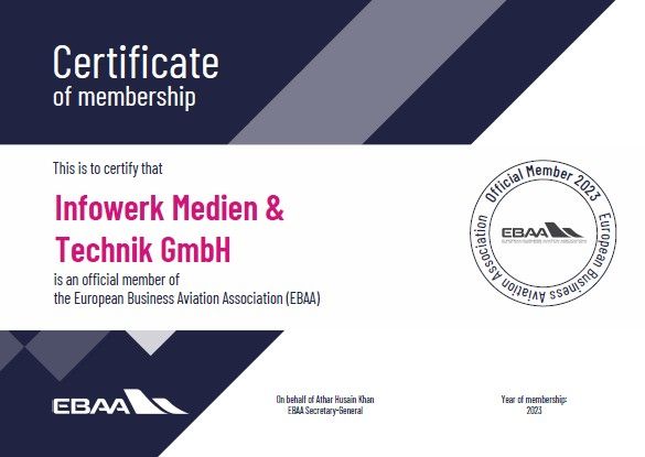 EBAA Membership Certificate