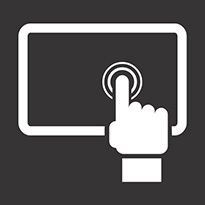 touch display icon